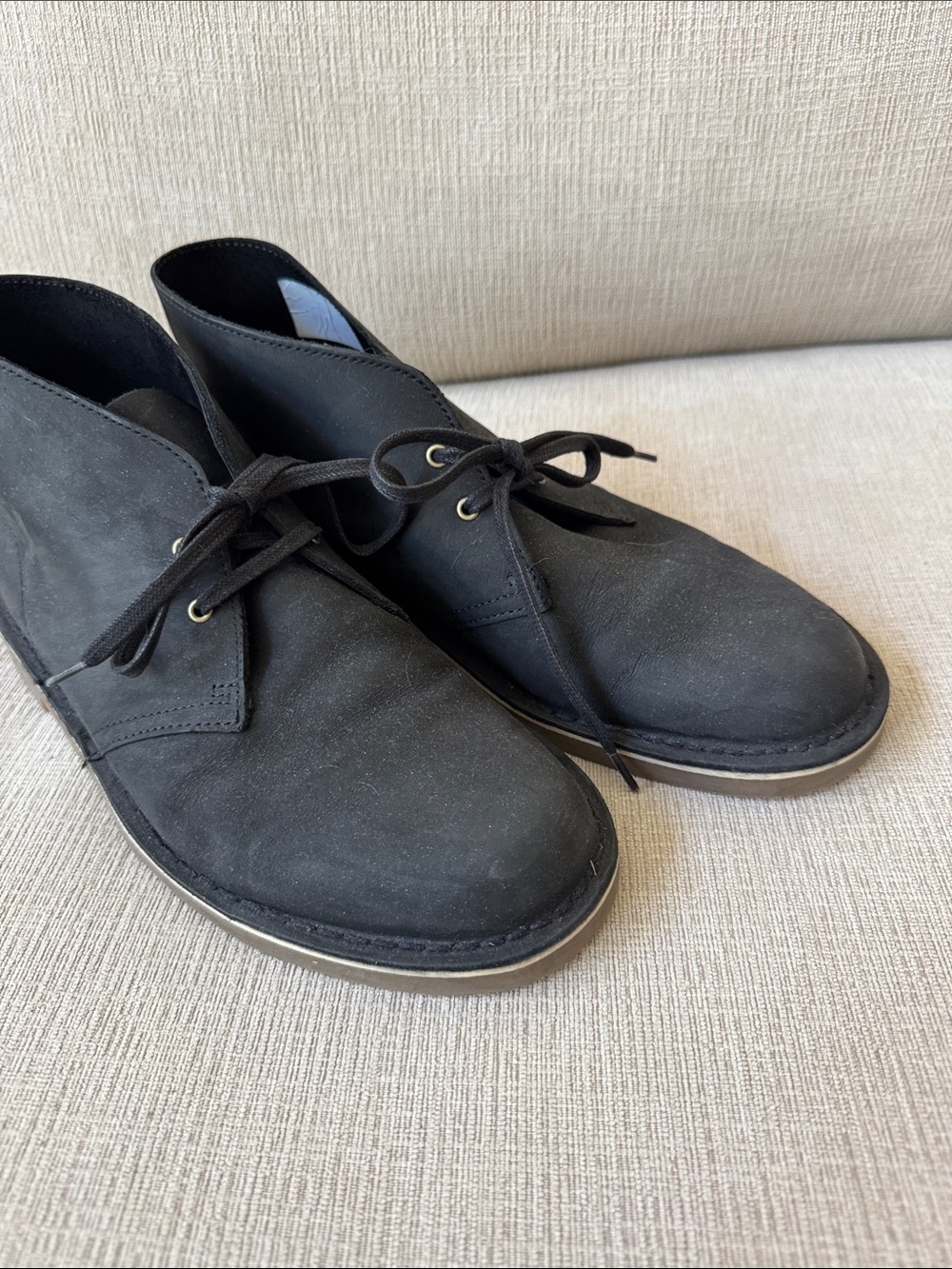 Clarks Black Suede Men's Chukka Boots‎
